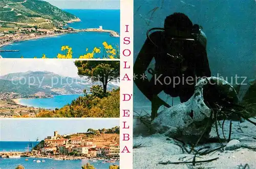 AK / Ansichtskarte Isola d Elba S Andrea Archeologia subacquea Recupero di anfore romane su fondale sabbioso  Kat. Italien