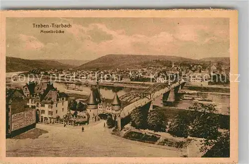 AK / Ansichtskarte Traben Trarbach Moselbruecke Kat. Traben Trarbach