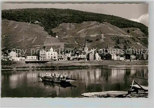 AK / Ansichtskarte Alf Mosel Panorama Faehrboot Kat. Alf