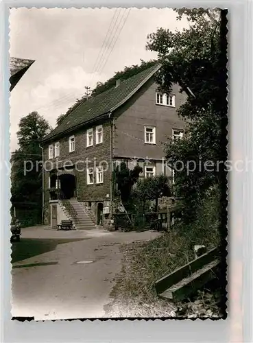 AK / Ansichtskarte Diedenshausen Wittgenstein Pension Klein Kat. Bad Berleburg