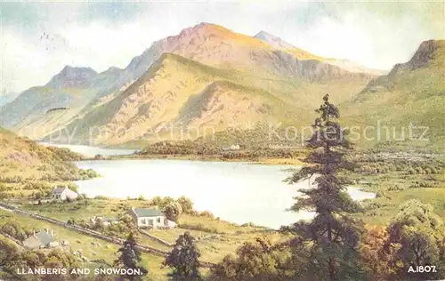 AK / Ansichtskarte Llanberis and Snowdon Kat. Gwynedd