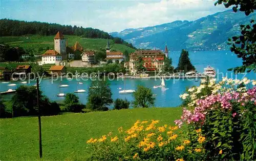 AK / Ansichtskarte Spiez BE Thunersee Kat. Spiez