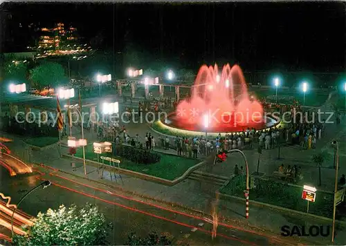 AK / Ansichtskarte Salou Costa Dorada Fuente luminosa Kat. Tarragona Costa Dorada