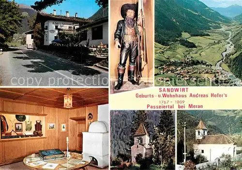 AK / Ansichtskarte Passeier Passeyer Standwirt Geburts  und Wohnhaus Andreas Hofer s Kat. Suedtirol