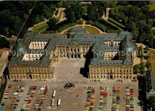 AK / Ansichtskarte Wuerzburg Fliegeraufnahme Residence Kat. Wuerzburg