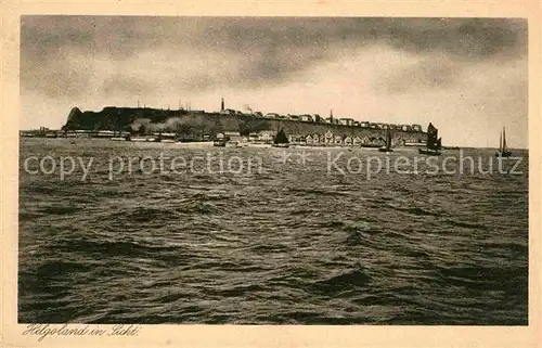 AK / Ansichtskarte Helgoland in Sicht Kat. Helgoland