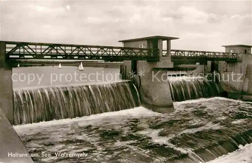 AK / Ansichtskarte Haltern See Walzenwehr