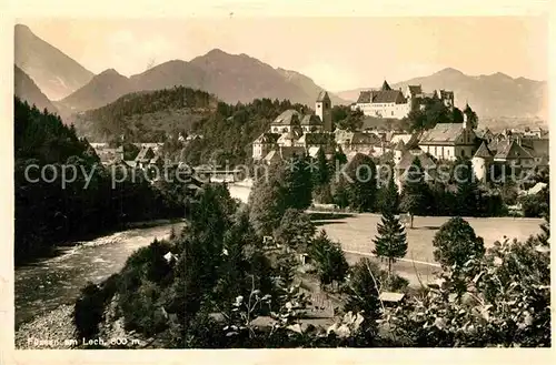 AK / Ansichtskarte Fuessen Allgaeu Schloss Panorama Kat. Fuessen