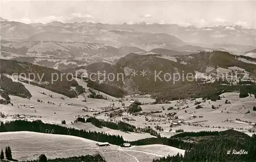 AK / Ansichtskarte Isny Allgaeu Schletteralpe Schwarzer Grat Scesaplana  Kat. Isny im Allgaeu