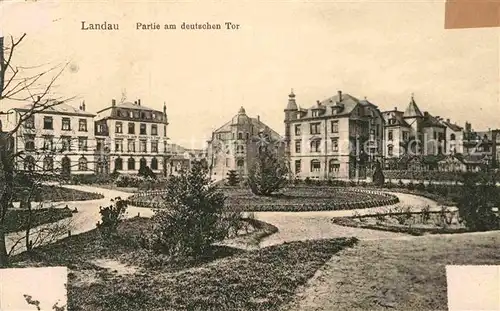 AK / Ansichtskarte Landau Pfalz Gasthaus zum Deutschen Tor  Kat. Landau in der Pfalz