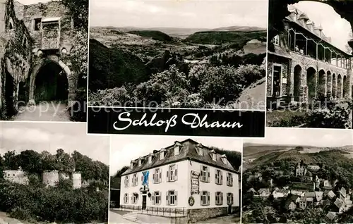 AK / Ansichtskarte Kirn Nahe Hotel Pension zur Burg Schloss Dhaun Kat. Kirn