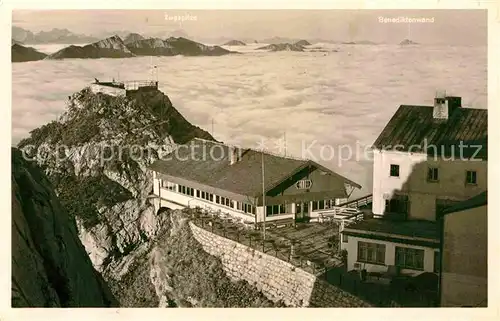 AK / Ansichtskarte Wendelsteinhaus Karwendel Zugspitze Benediktenwand Perutzplatte Kat. Bayrischzell