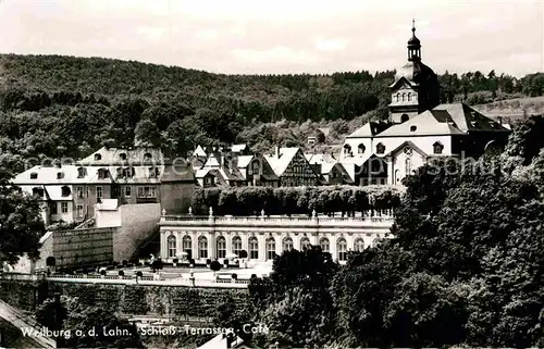 AK / Ansichtskarte Weilburg Schloss Terrassen Cafe  Kat. Weilburg Lahn