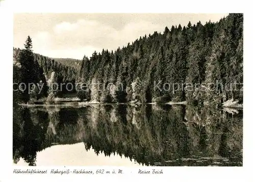 AK / Ansichtskarte Hohegeiss Harz Neuer Teich  Kat. Braunlage