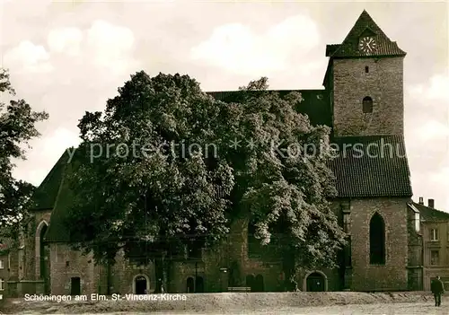 AK / Ansichtskarte Schoeningen St. Vincenz Kirche Kat. Schoeningen