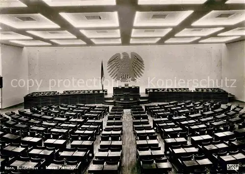 AK / Ansichtskarte Bonn Rhein Bundeshaus Neuer Plenarsaal  Kat. Bonn