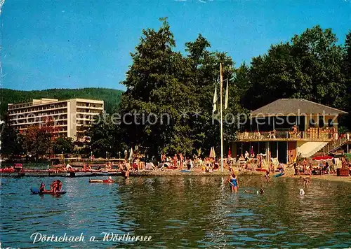 AK / Ansichtskarte Poertschach Woerthersee Badestelle Kat. Poertschach Woerther See Kaernten