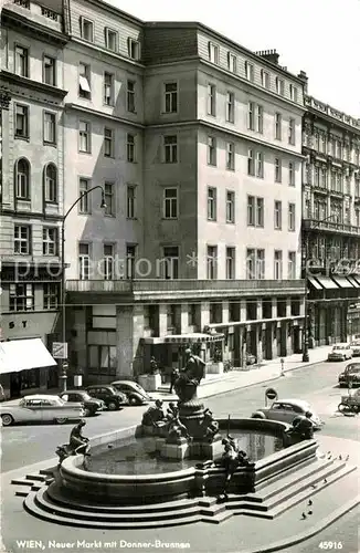 AK / Ansichtskarte Wien Neuer Markt Donnerbrunnen Kat. Wien