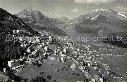 AK / Ansichtskarte Leysin Alpenpanorama Fliegeraufnahme Kat. Leysin