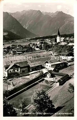 AK / Ansichtskarte Neukirchen Grossvenediger mit Schwimmbad Alpenpanorama Kat. Neukirchen am Grossvenediger