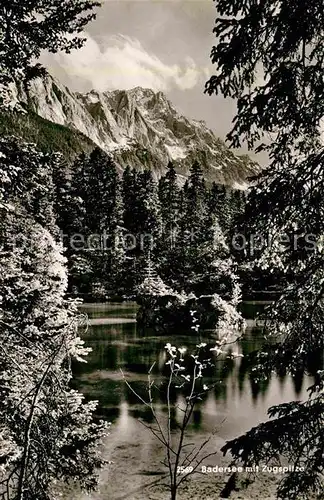 AK / Ansichtskarte Badersee Zugspitze Kat. Grainau