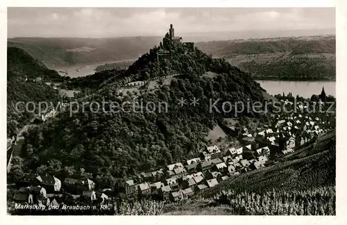 AK / Ansichtskarte Braubach Rhein Marksburg Panorama Kat. Braubach