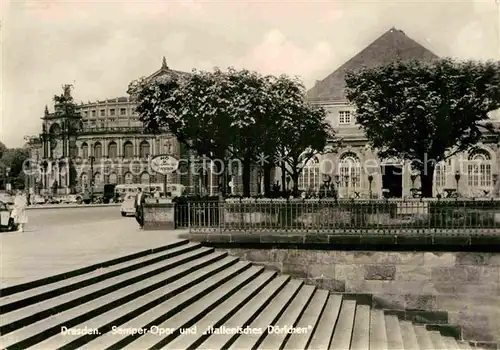 AK / Ansichtskarte Dresden Semper Oper  Kat. Dresden Elbe