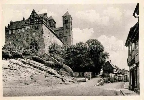 AK / Ansichtskarte Quedlinburg Schlossberg Kat. Quedlinburg