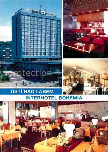 AK / Ansichtskarte Usti nad Labem Interhotel Bohemia Kat. Usti nad Labem