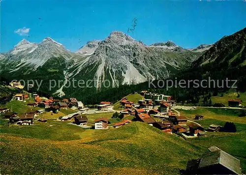 AK / Ansichtskarte Inner Arosa Fliegeraufnahme Kat. Innerarosa