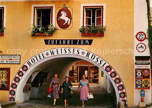 AK / Ansichtskarte St Wolfgang Wolfgangsee Hotel Weisses Roessl Kat. St. Wolfgang im Salzkammergut