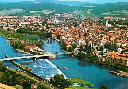 AK / Ansichtskarte Hameln Weser Fliegeraufnahme