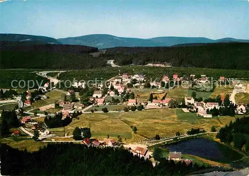 AK / Ansichtskarte Hahnenklee Bockswiese Harz Fliegeraufnahme Kat. Goslar