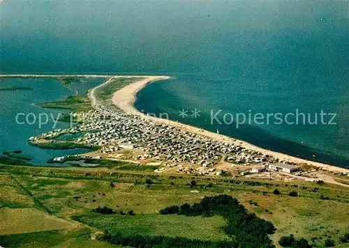 AK / Ansichtskarte Daenschendorf Fehmarn Camping Fehmarnbelt Fliegeraufnahme