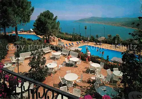 AK / Ansichtskarte San Marco di Castellabate Sa Hotel Castelsandra Terrasse Schwimmbad 