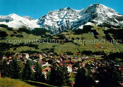 AK / Ansichtskarte Adelboden Bonderspitz und Lohner Kat. Adelboden