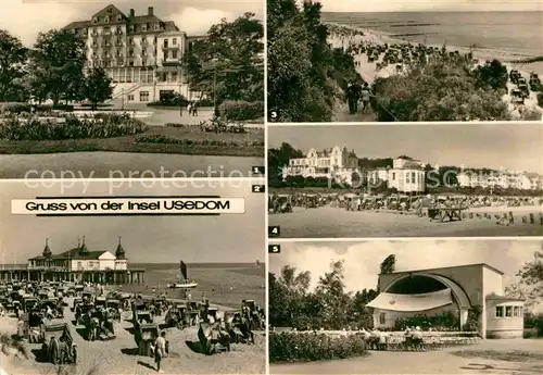 AK / Ansichtskarte Usedom Heringsdorf Ahlbeck Koserow Zinnowitz Kat. Usedom