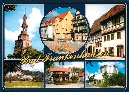 AK / Ansichtskarte Frankenhausen Bad Oberkirche Panorama Museum Fachwerk Kat. Bad Frankenhausen