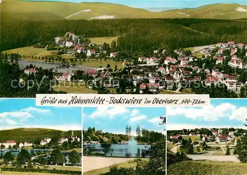 AK / Ansichtskarte Hahnenklee Bockswiese Harz Fliegeraufnahme Kat. Goslar