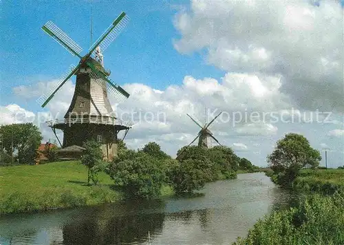 AK / Ansichtskarte Greetsiel Windmuehlen  Kat. Krummhoern