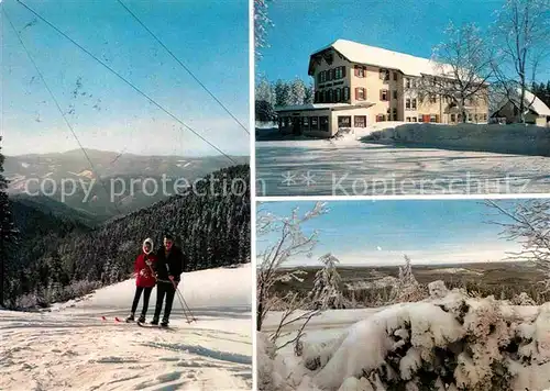 AK / Ansichtskarte Zuflucht Hotel Wintersportplatz