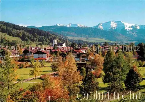 AK / Ansichtskarte Oberstaufen Rindalphorn Hochgrat Kat. Oberstaufen