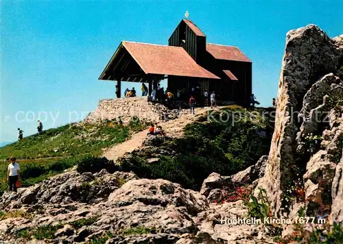 AK / Ansichtskarte Hochfelln Bergen Hochfelln Kirche  Kat. Bergen