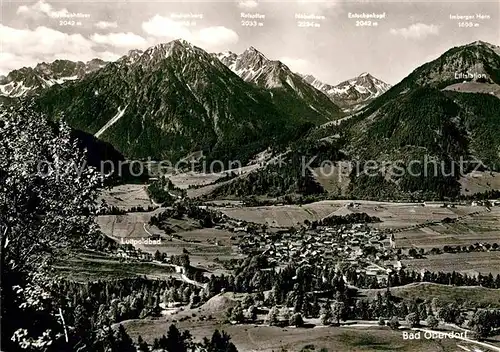 AK / Ansichtskarte Bad Oberdorf Panorama Kat. Bad Hindelang