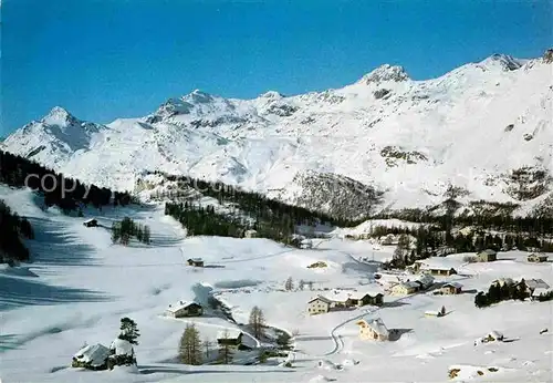 AK / Ansichtskarte Sils Maria Graubuenden Fex Platta Piz Longhin  Kat. Sils Maria