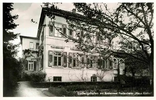 AK / Ansichtskarte Ludwigshafen Bodensee Ferienheim Haus Kiehn Kat. Bodman Ludwigshafen