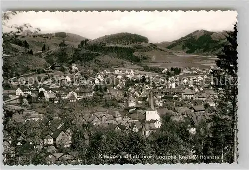 AK / Ansichtskarte Laasphe Panorama Kat. Bad Laasphe