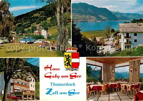 AK / Ansichtskarte Thumersbach  Gasthof Pension Haus Gaby am See Kat. Zell am See