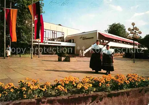 AK / Ansichtskarte Bad Nenndorf Kurhaus Trachten Kat. Bad Nenndorf