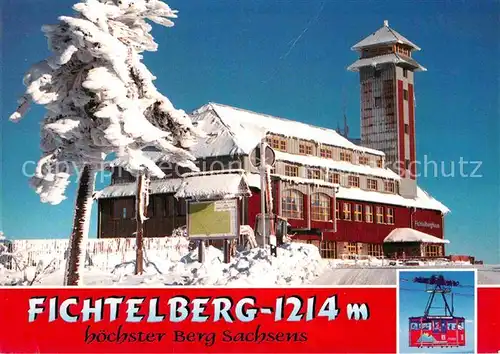 AK / Ansichtskarte Oberwiesenthal Erzgebirge Fichtelberg Fichtelberghaus Kat. Oberwiesenthal